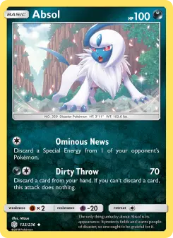 Pokémon-Karte Absol 133/236