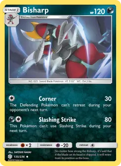 Pokémon-Karte Bisharp 135/236