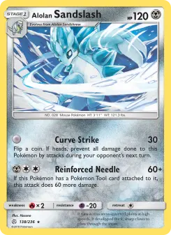 Pokémon-Karte Alolan Sandslash 138/236