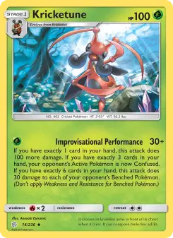 Pokémon-Karte Kricketune 014/236