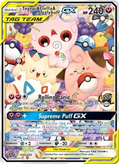 Pokémon-Karte Togepi & Cleffa & Igglybuff GX 143/236