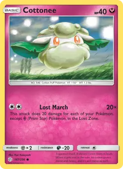 Pokémon-Karte Cottonee 147/236