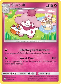 Pokémon-Karte Slurpuff 154/236