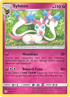 Pokémon-Karte Sylveon 155/236