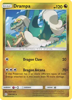 Pokémon-Karte Drampa 159/236