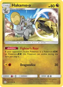 Pokémon-Karte Hakamo-o 162/236