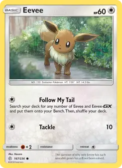 Pokémon-Karte Eevee 167/236