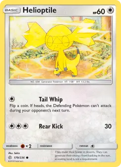 Pokémon-Karte Helioptile 179/236