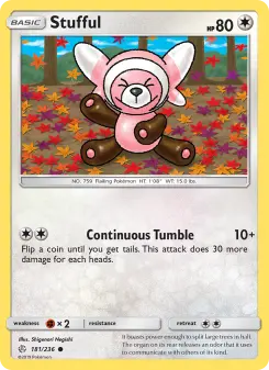 Pokémon-Karte Stufful 181/236