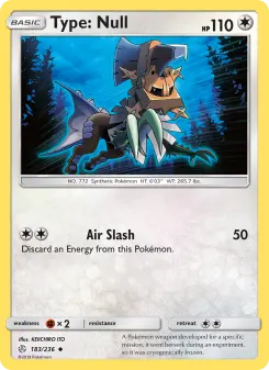 Pokémon-Karte Type: Null 183/236