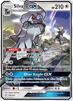 Pokémon-Karte Silvally GX 184/236