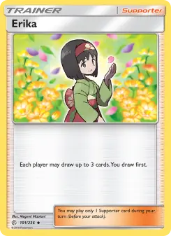 Pokémon-Karte Erika 191/236