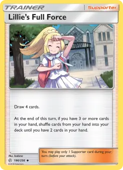 Pokémon-Karte Lillie’s Full Force 196/236