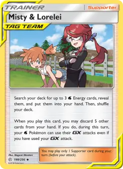 Pokémon-Karte Misty & Lorelei 199/236