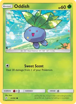 Pokémon-Karte Oddish 002/236