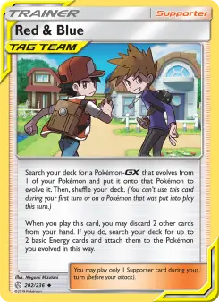 Pokémon-Karte Red & Blue 202/236