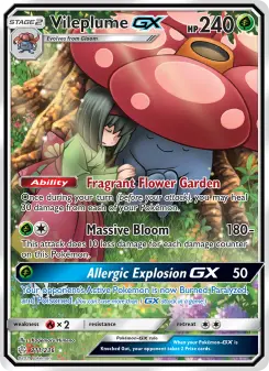 Pokémon-Karte Vileplume GX 211/236