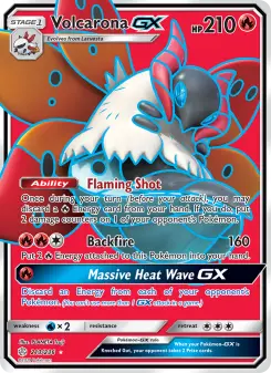Pokémon-Karte Volcarona GX 213/236