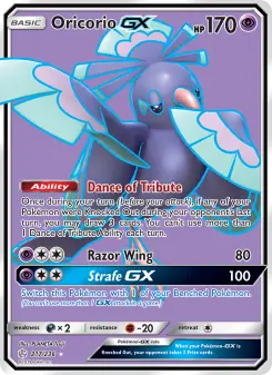 Pokémon-Karte Oricorio GX 217/236