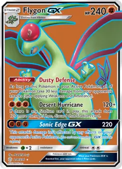 Pokémon-Karte Flygon GX 218/236