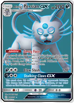 Pokémon-Karte Alolan Persian GX 219/236