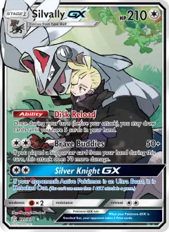 Pokémon-Karte Silvally GX 227/236