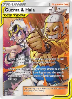 Pokémon-Karte Guzma & Hala 229/236