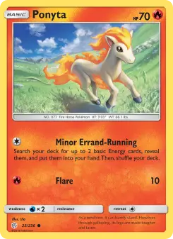 Pokémon-Karte Ponyta 023/236