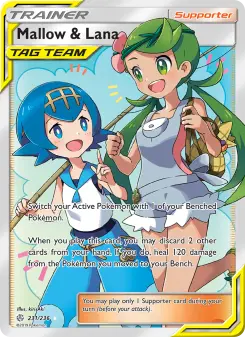 Pokémon-Karte Mallow & Lana 231/236