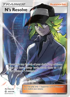 Pokémon-Karte N’s Resolve 232/236