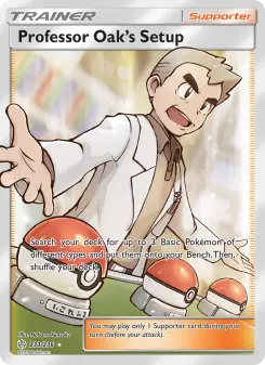 Pokémon-Karte Professor Oak’s Setup 233/236