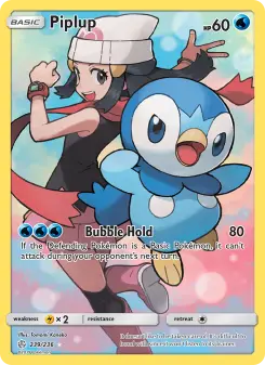 Pokémon-Karte Piplup 239/236