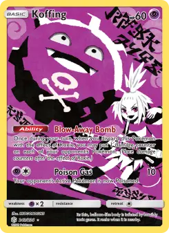 Pokémon-Karte Koffing 243/236