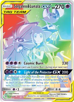 Pokémon-Karte Solgaleo & Lunala GX 254/236