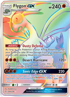 Pokémon-Karte Flygon GX 256/236