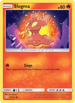 Pokémon-Karte Slugma 026/236