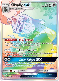 Pokémon-Karte Silvally GX 262/236