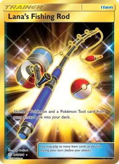 Pokémon-Karte Lana’s Fishing Rod 266/236