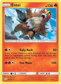 Pokémon-Karte Entei 028/236