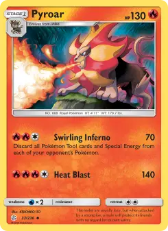 Pokémon-Karte Pyroar 037/236