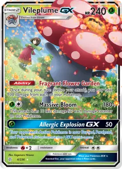 Pokémon-Karte Vileplume GX 004/236