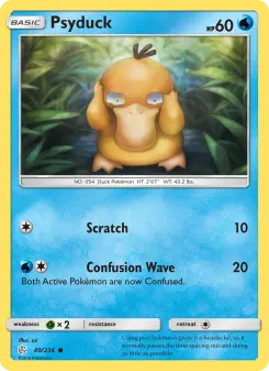 Pokémon-Karte Psyduck 040/236