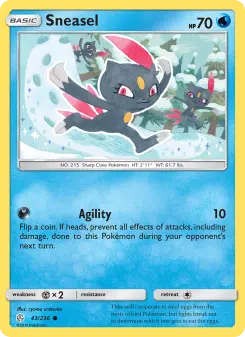 Pokémon-Karte Sneasel 043/236