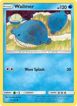 Pokémon-Karte Wailmer 045/236