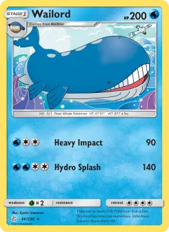 Pokémon-Karte Wailord 046/236