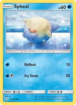 Pokémon-Karte Spheal 049/236