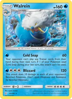 Pokémon-Karte Walrein 052/236