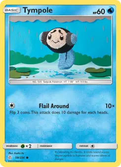 Pokémon-Karte Tympole 058/236