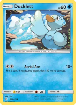 Pokémon-Karte Ducklett 059/236