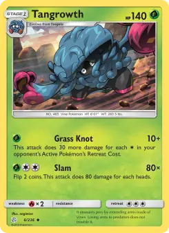 Pokémon-Karte Tangrowth 006/236